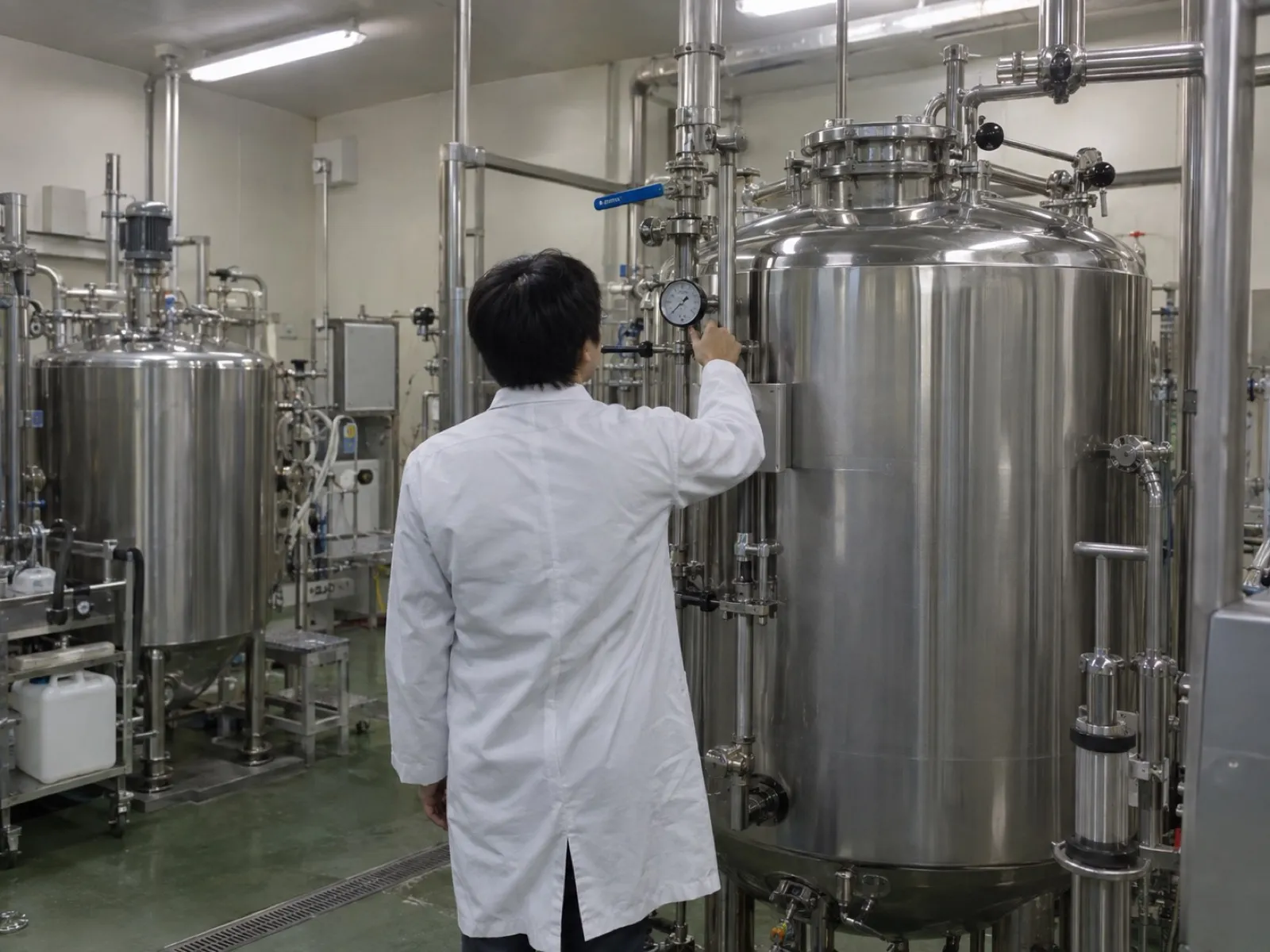 Fermentation tanks at Kyushu Medical, Fukuoka