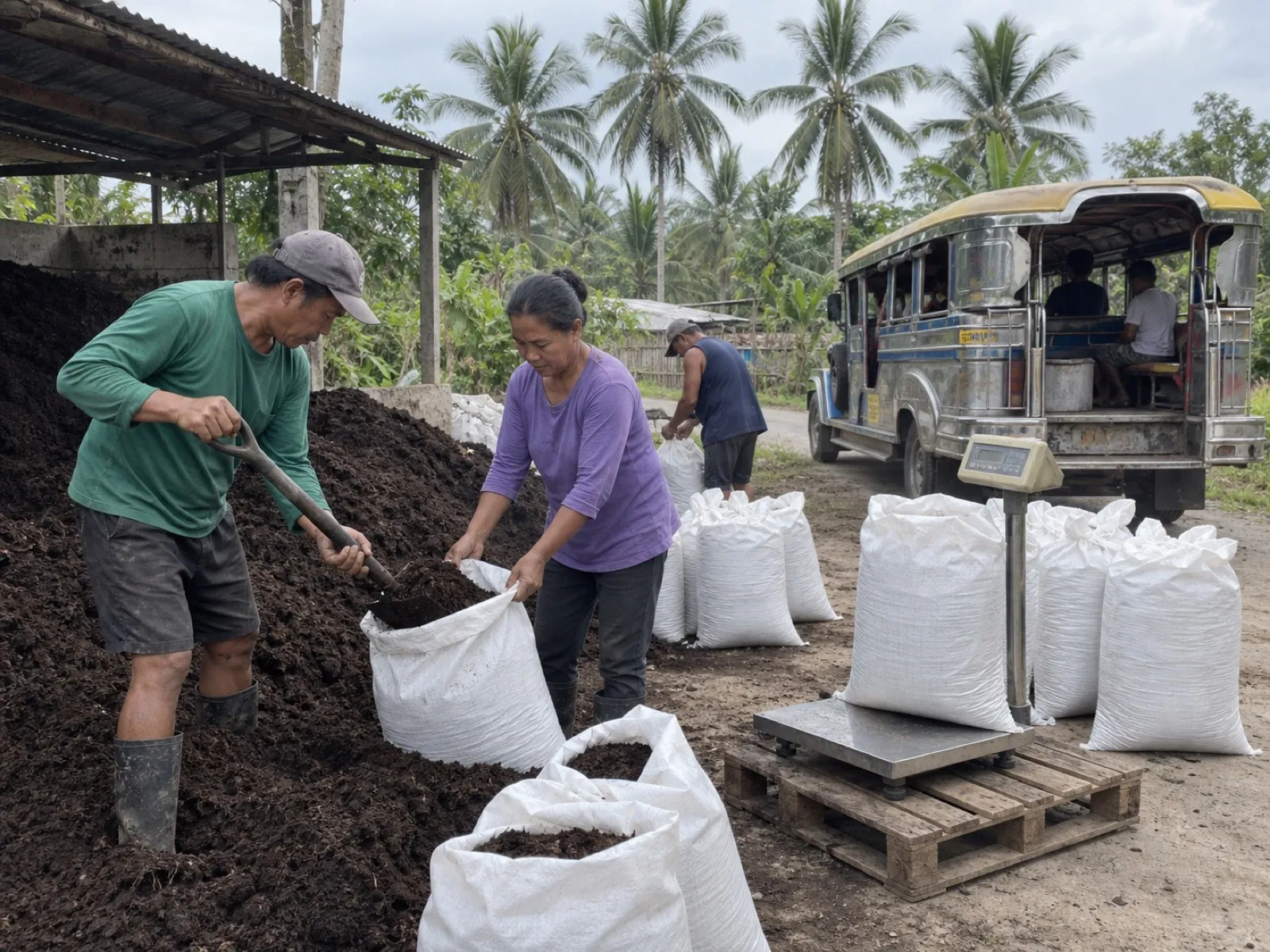 Compost and finish